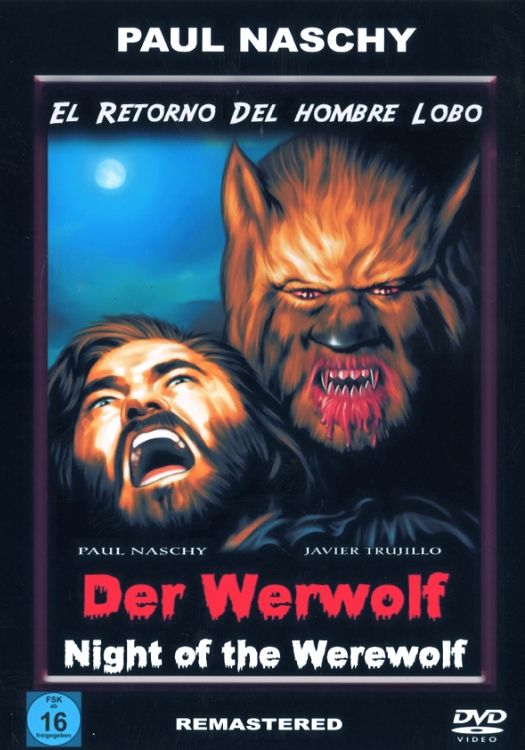 The Night Of The Werewolf Paul Naschy R0 DVD Spanish Werewolf Horror Uncut  BCI